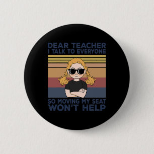 Sehr geehrter Lehrer, ich spreche mit allen, die m Button
