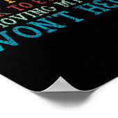 Sehr geehrter Lehrer, ich spreche mit allen, die m Poster (Ecke)