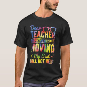 Sehr geehrter Lehrer Ich spreche mit jedem Kinder- T-Shirt
