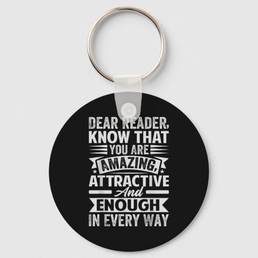 Sehr geehrter Leser, wissen Sie, dass Sie Phantast Schlüsselanhänger (Vorderseite)