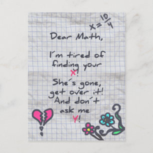Sehr geehrter Mah Postkarte