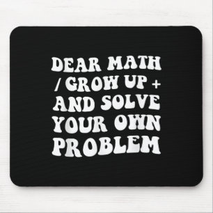 Sehr geehrter Mathematiker Retro Vintag Lehrer Stu Mousepad