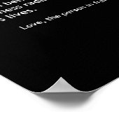 Sehr geehrter Mensch hinter mir, heikle Güte Zitat Poster (Ecke)