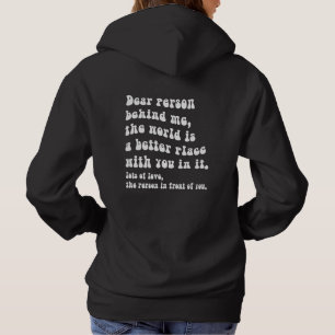 Sehr geehrter Mensch hinter mir Hoodie