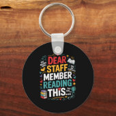 Sehr geehrter Mitarbeiter, der dieses Motivierend Schlüsselanhänger (Vorderseite)