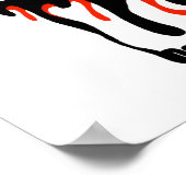 Sehr geehrter Mittelfinger Poster (Ecke)