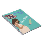 Sehr geehrter Name Jahr Schwangerschaftstagebuch Notizblock (Rechte Seite)