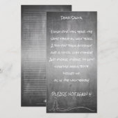 Sehr geehrter Santa (Vorne/Hinten)