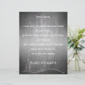 Sehr geehrter Santa (Stehend Vorderseite)