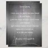 Sehr geehrter Santa (Vorne/Hinten)