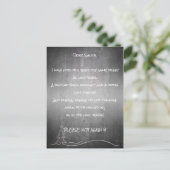 Sehr geehrter Santa Feiertagspostkarte (Stehend Vorderseite)