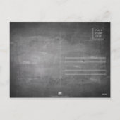 Sehr geehrter Santa Feiertagspostkarte (Rückseite)