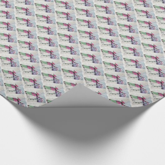 Sehr geehrter Santa Geschenkpapier (Ecke)