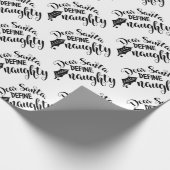 Sehr geehrter Santa Geschenkpapier (Ecke)