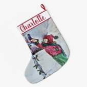 Sehr geehrter Santa Großer Weihnachtsstrumpf (Rückseite (Hängend))