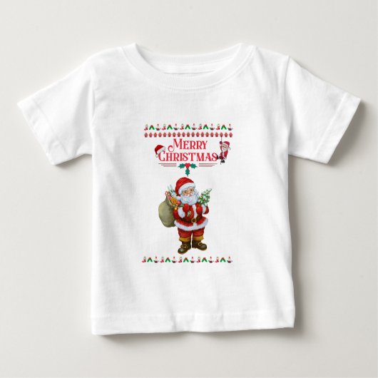 Sehr geehrter Santa | Heilige Weihnachten 2024 Baby T-shirt (Vorderseite)