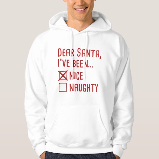 Sehr geehrter Santa Hoodie (Vorderseite)