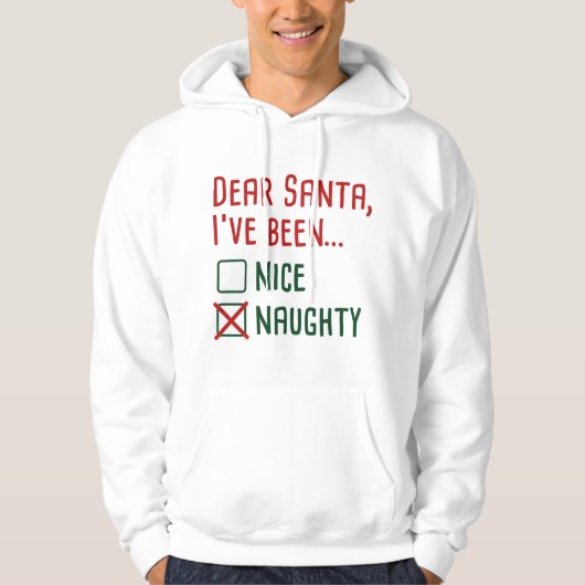 Sehr geehrter Santa Hoodie (Vorderseite)