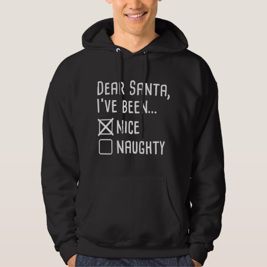 Sehr geehrter Santa Hoodie (Vorderseite)