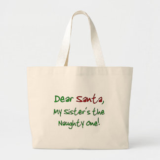 Sehr geehrter Santa Jumbo Stoffbeutel