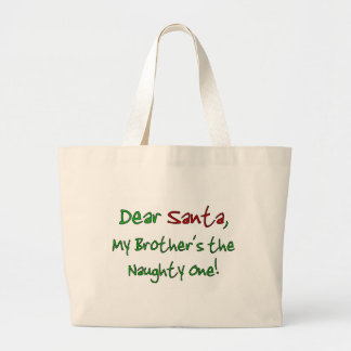 Sehr geehrter Santa Jumbo Stoffbeutel