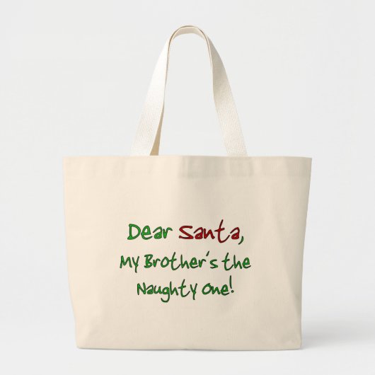 Sehr geehrter Santa Jumbo Stoffbeutel (Vorne)
