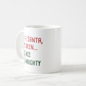 Sehr geehrter Santa Kaffeetasse (Vorderseite Links)