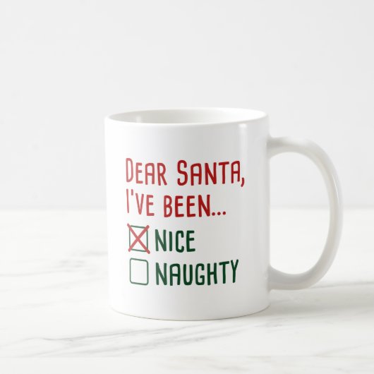 Sehr geehrter Santa Kaffeetasse (Rechts)