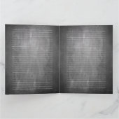 Sehr geehrter Santa Karte (Innenseite)