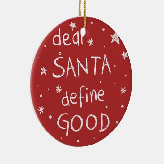 Sehr geehrter Santa Keramik Ornament (Rechts)