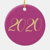 Sehr geehrter Santa Keramik Ornament (Hinten)