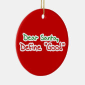 Sehr geehrter Santa Keramik Ornament (Rechts)