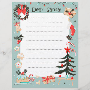Sehr geehrter Santa Letterhead Briefbogen