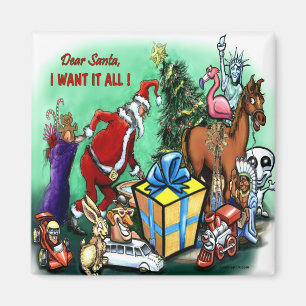Sehr geehrter Santa Magnet