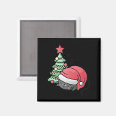 Sehr geehrter Santa Magnet (Vorderseite/Rückseite)