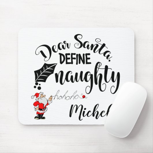 Sehr geehrter Santa Mousepad (Mit Mouse)