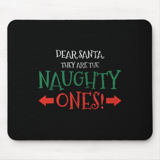 Sehr geehrter Santa Mousepad (Vorne)