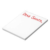 Sehr geehrter Santa Notizblock (Rotiert)