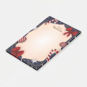 Sehr geehrter Santa Post-it Klebezettel (angewinkelt)