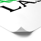 Sehr geehrter Santa Poster (Ecke)