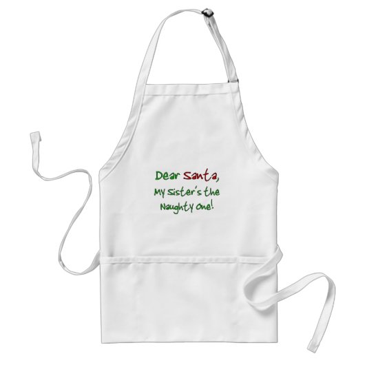 Sehr geehrter Santa Schürze (Vorne)