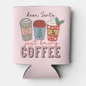Sehr geehrter Santa | Weihnachtskaffee Dosenkühler (Vorderseite)