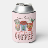 Sehr geehrter Santa | Weihnachtskaffee Dosenkühler (Kanne Rückseite)