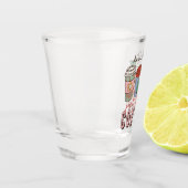 Sehr geehrter Santa | Weihnachtskaffee Schnapsglas (Links)