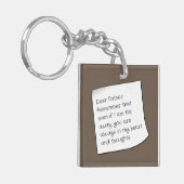 Sehr geehrter Schlüsselanhänger (2) (Geschenk aus (Vorderseite links)