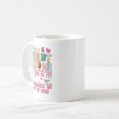 Sehr geehrter Schüler hinter mir zurück zum Lehrer Kaffeetasse (Vorderseite Links)