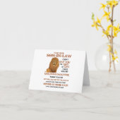 Sehr geehrter Schwiegersohn, ich habe dir nicht da Karte (Gelbe Blume)