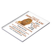 Sehr geehrter Schwiegersohn, ich habe dir nicht da Notizblock (Linke Seite)