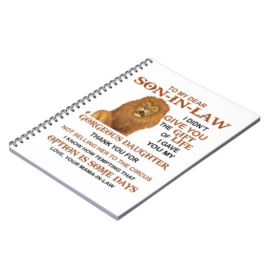 Sehr geehrter Schwiegersohn, ich habe dir nicht da Notizblock (Linke Seite)