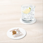 Sehr geehrter Schwiegersohn, ich habe dir nicht da Runder Pappuntersetzer (Vor Ort)